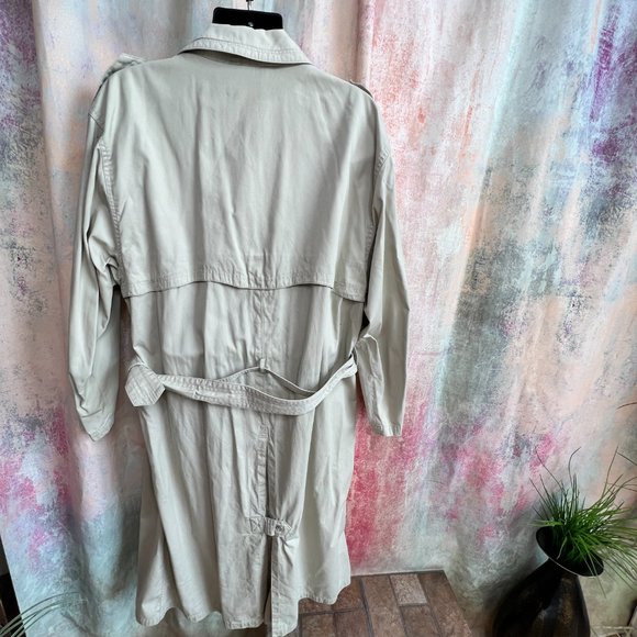 Vintage 📌Double Breasted  Classic Men's Business Trench Coat - Picture 2 of 14